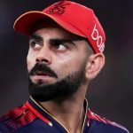 Royal Challengers Bengaluru's Virat Kohli gestures in the field during the Indian Premier League cricket final match between Punjab Kings and Royal Challengers Bengaluru at Narendra Modi Stadium in Ahmedabad, India, Tuesday, June 3, 2025. (AP Photo/Ajit Solanki)