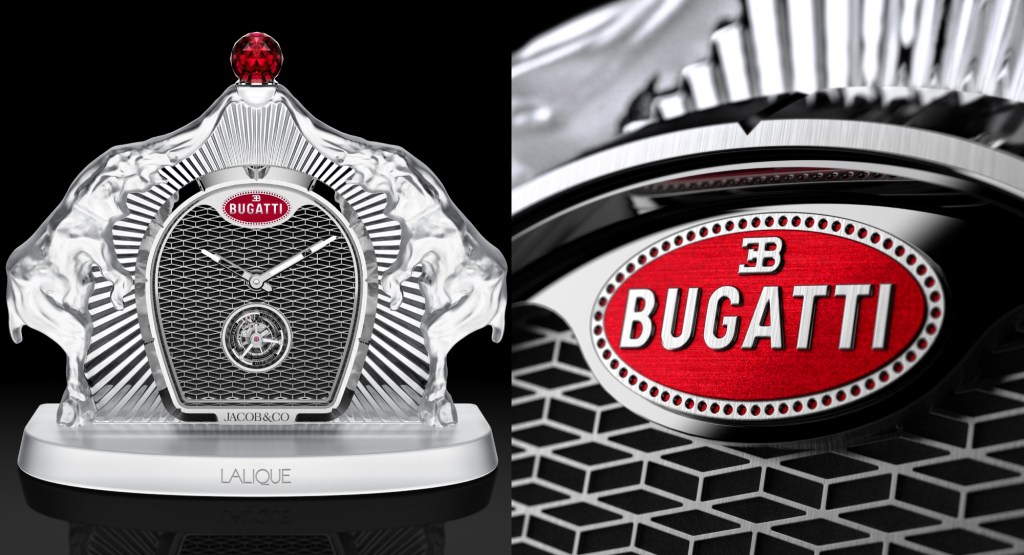 Jacob & Co. Collaborate with Bugatti and Lalique on New Clock