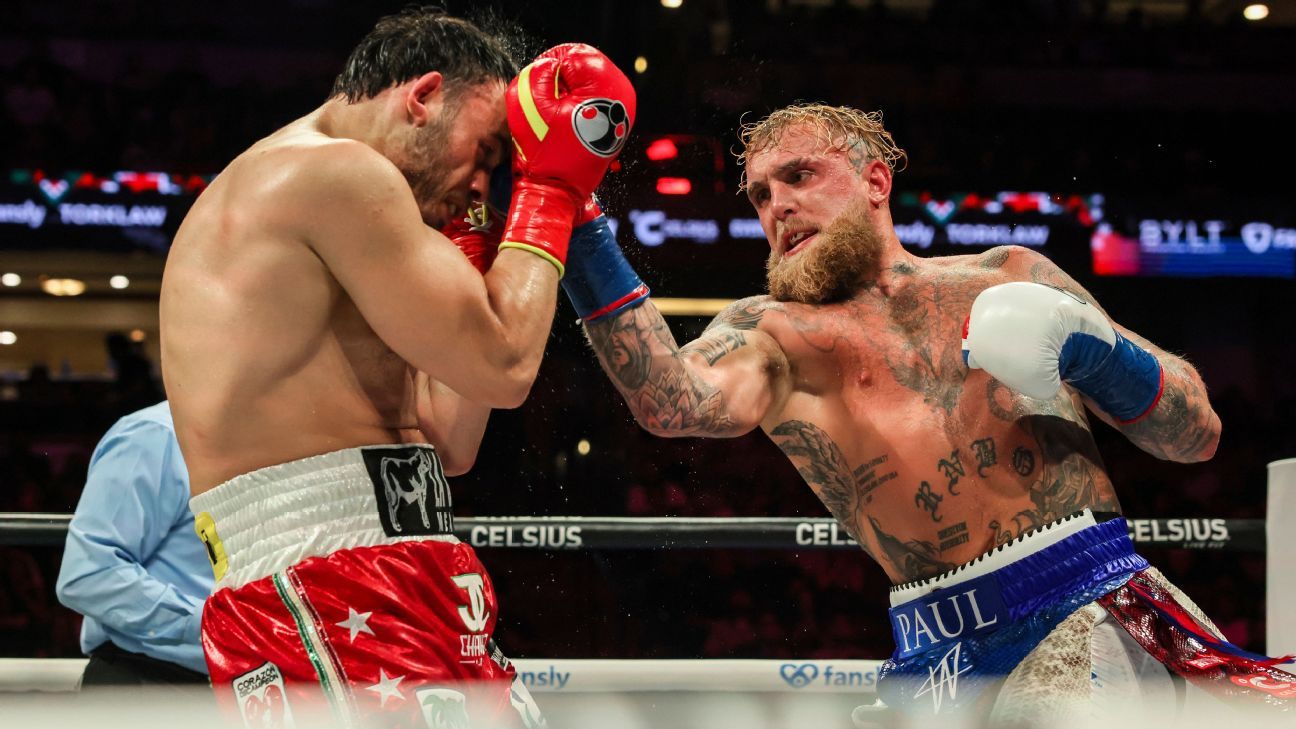 Jake Paul tops Julio Cesar Chavez Jr., improves to 12-1