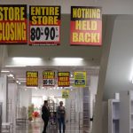 SAN BRUNO, CALIFORNIA - MAY 22: Customers shop at a JCPenney store that is set to close on May 22, 2025 in San Francisco, California. Retailer JCPenney will permanently close seven of its stores across the United States on Sunday, May 25, as the company continues to restructure after filing for bankruptcy in 2020. (Photo by Justin Sullivan/Getty Images)