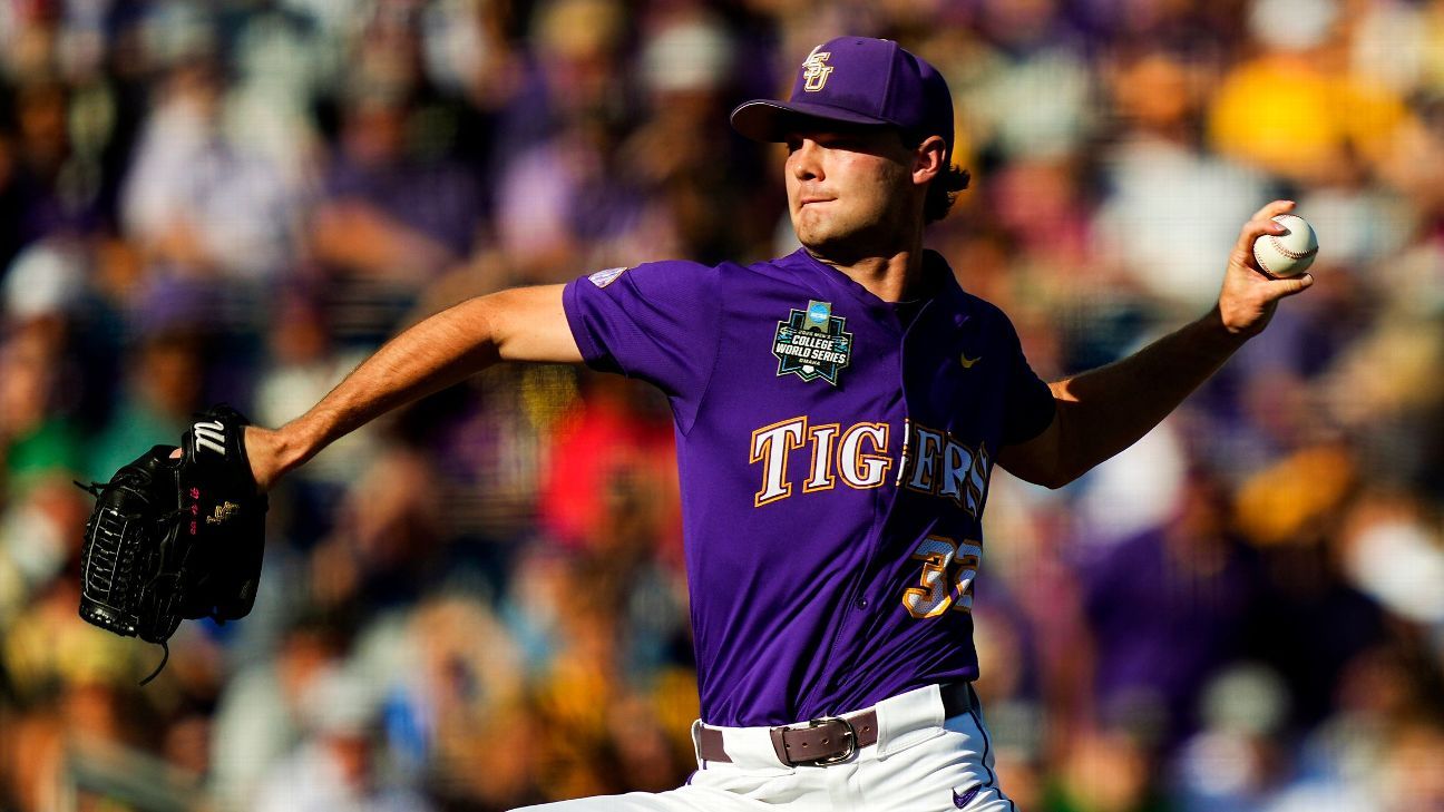 Kade Anderson, LSU edge Coastal Carolina to open MCWS finals