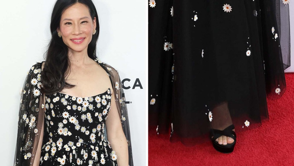 Lucy Liu Wears Santoni Platform Sandals to ‘Rosemead’ Premiere