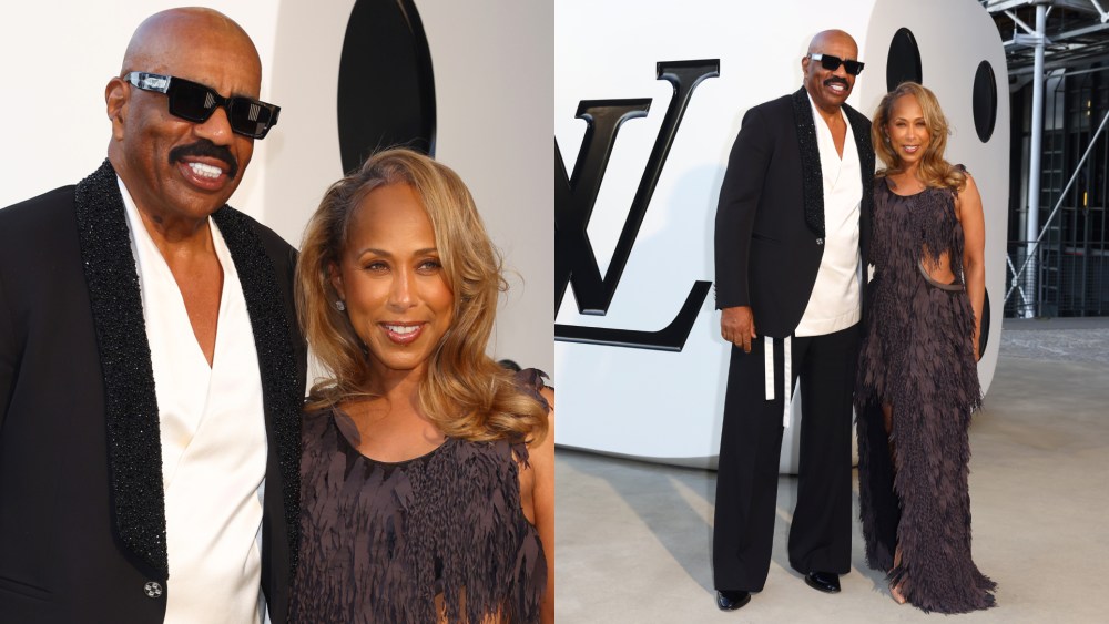 Marjorie Harvey Dons Bold Cutout Dress at Louis Vuitton’s Front Row