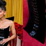 Meagan Good wears black strappy sandals at Hollywood Unlocked Impact Awards 2025 in Beverly Hills, Calif.