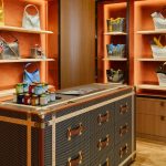 Inside the new Moynat boutique at 34 Avenue Montaigne.