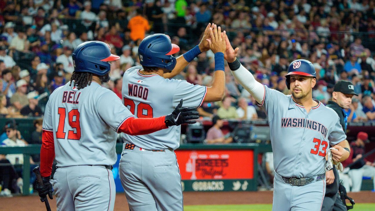 Nationals jump on D-backs in 10-run, 30-minute first inning