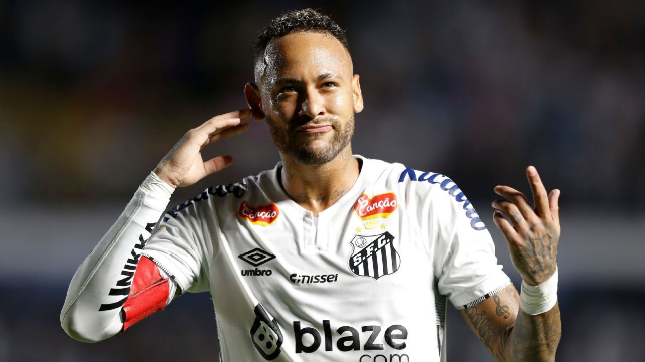 Neymar extends Santos contract until end of 2025