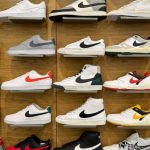 Nike sneaker wall Macy's, Nike sneakers
