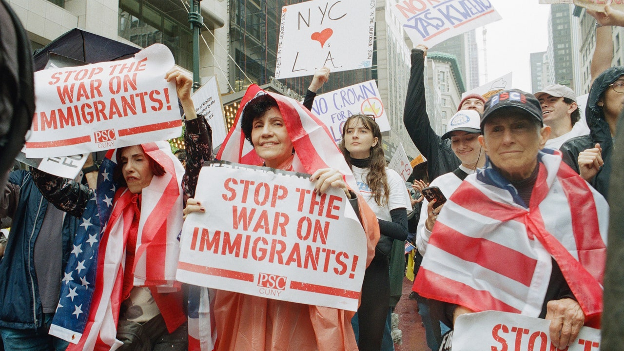 On the Ground at New York’s No Kings Day March