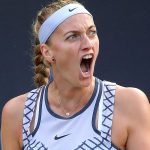 Berlin: Tennis WTA Tour Semifinals - Alexandrova (RUS) - Kvitova (CZE), Singles, Women, Semifinals: Petra Kvitova celebrates a point. Photo by: Wolfgang Kumm/picture-alliance/dpa/AP Images