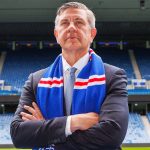 Rangers chairman Andrew Cavenagh addresses the media after their 'Extraordinary General Meeting'