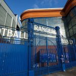 GLASGOW, SCOTLAND - APRIL 23: A general view of Ibrox Stadium, on April 23, 2025, in Glasgow, Scotland.  (Photo by Craig Williamson / SNS Group)