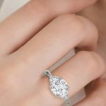 Raz & Company New York engagement ring on hand