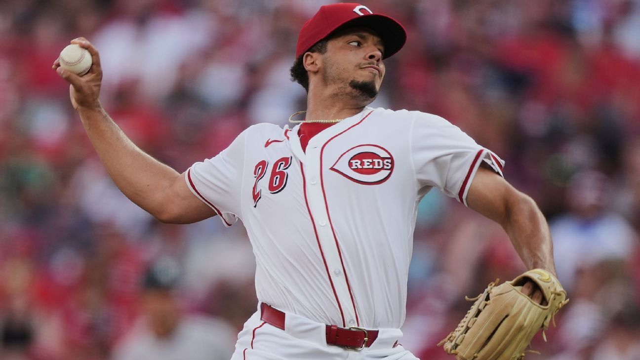 Reds’ Chase Burns strikes out 1st 5 batters in MLB debut