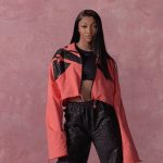 Angel Reese in pieces from her Reebok x Angels spring collection.