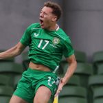 Ireland's Kasey McAteer celebrates putting Ireland in front