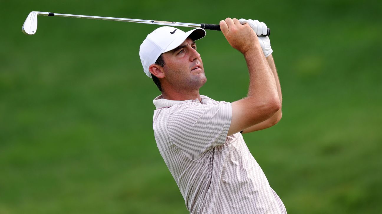 Scottie Scheffler, Austin Eckroat lead Travelers Championship