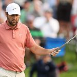 Scottie Scheffler surges into lead during tough day at Memorial