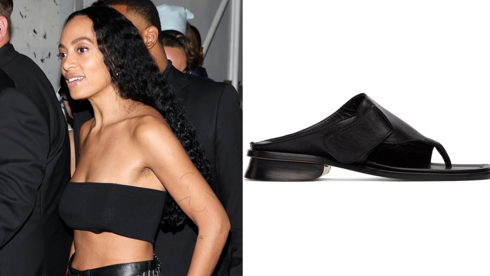Solange Knowles Styles Designer Thong Sandals for Telfar’s Spring 2025