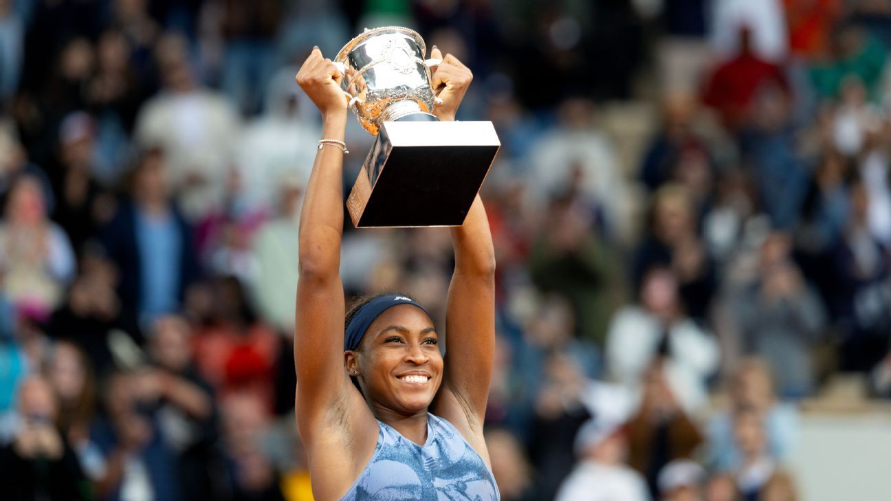 Sports world reacts to Coco Gauff’s French Open title