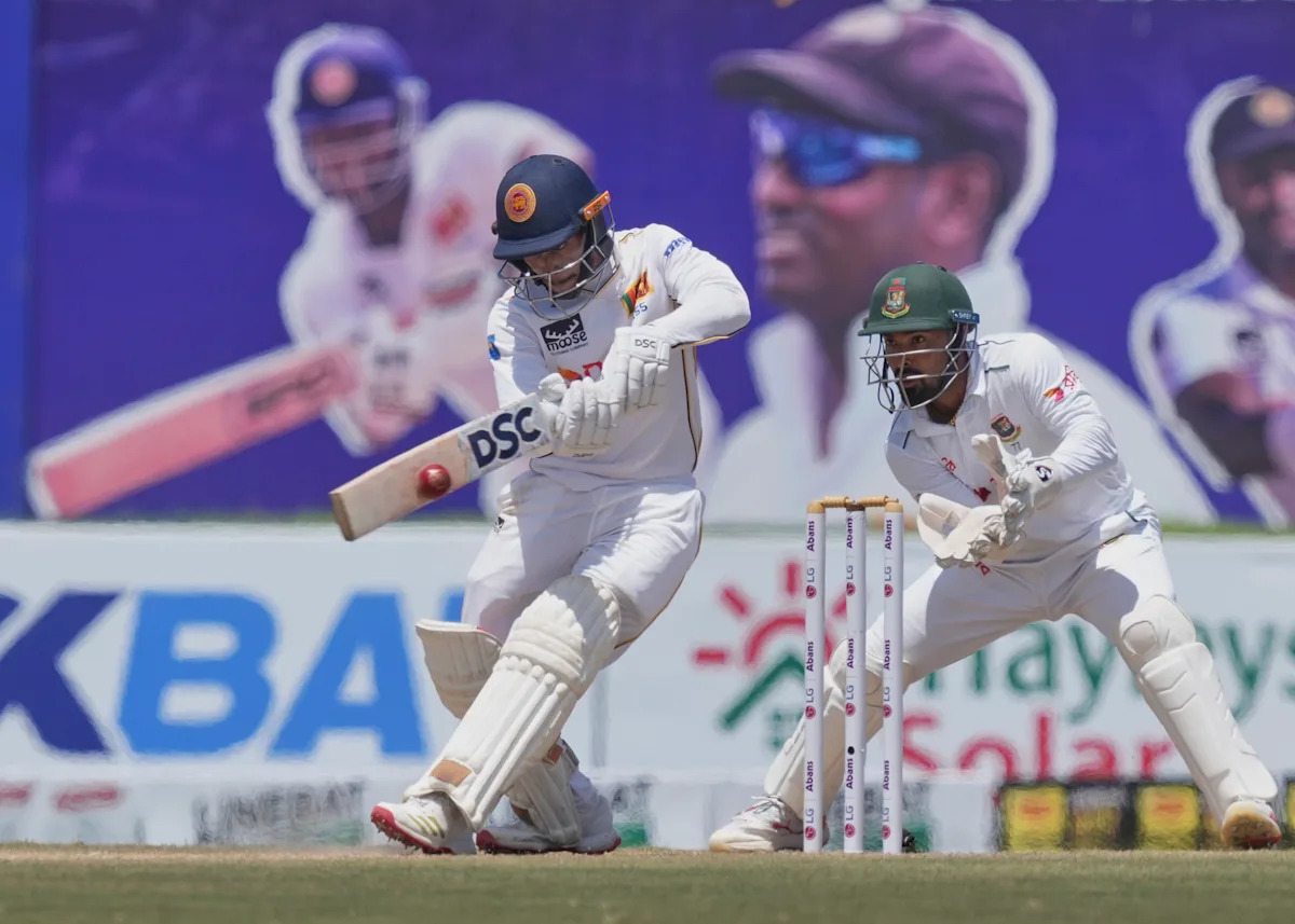 Sri Lanka’s Nissanka leads composed response to Bangladesh’s 495 in 1st cricket test