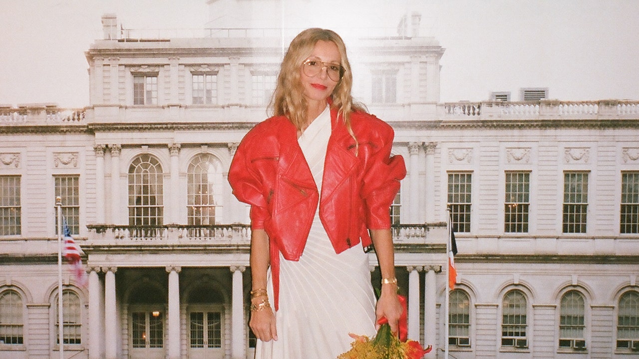 This Fashion Designer Bride Wore Alaïa to Wed Her Partner of 17 Years at the NYC Courthouse