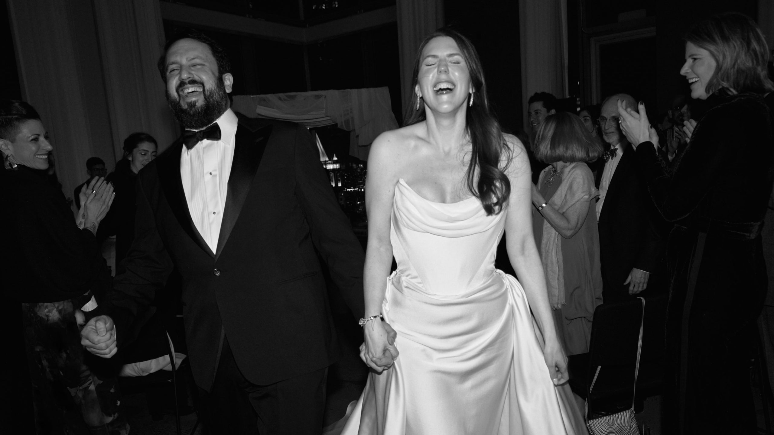 This New York City Wedding Began With Golden Unicorn Dim Sum and Ended With Katz’s Deli Knishes