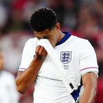 Jude Bellingham during England's defeat to Senegal