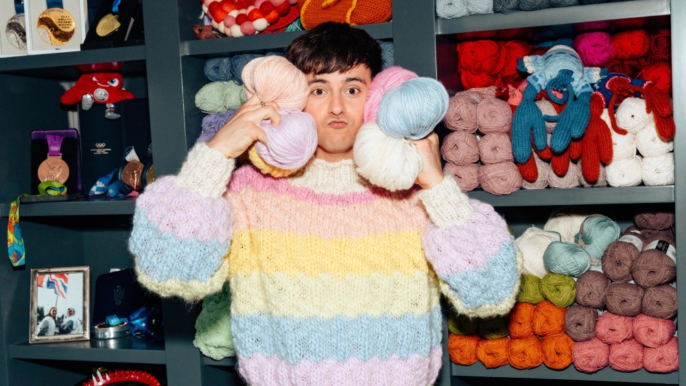 Tom Daley and Woolmark Team Up on Pastel Knit Kit