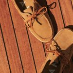 The Manebì boat shoes part of the collaboration with Rubinacci for spring 2026.