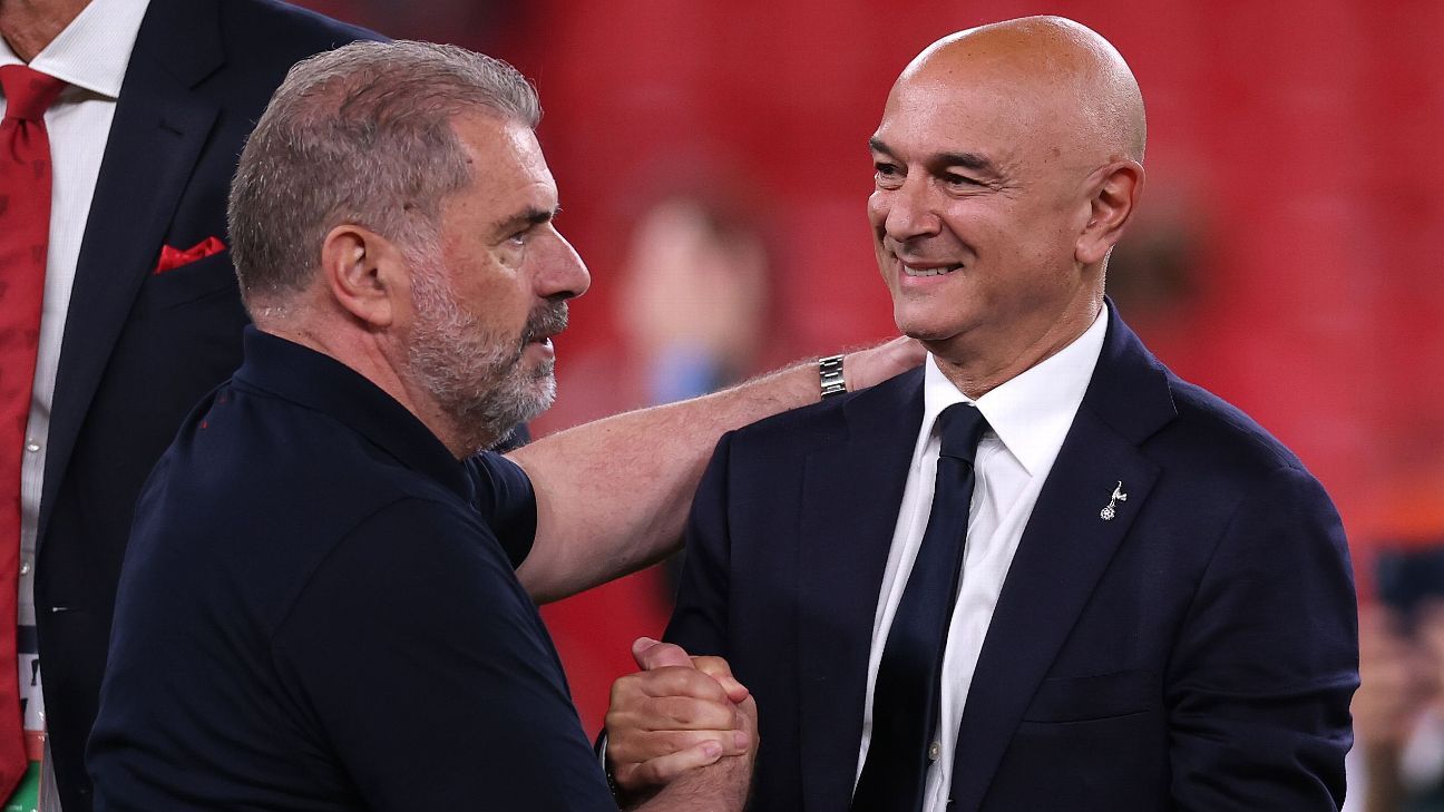 Tottenham chairman Levy: Sacking Postecoglou ’emotionally difficult’