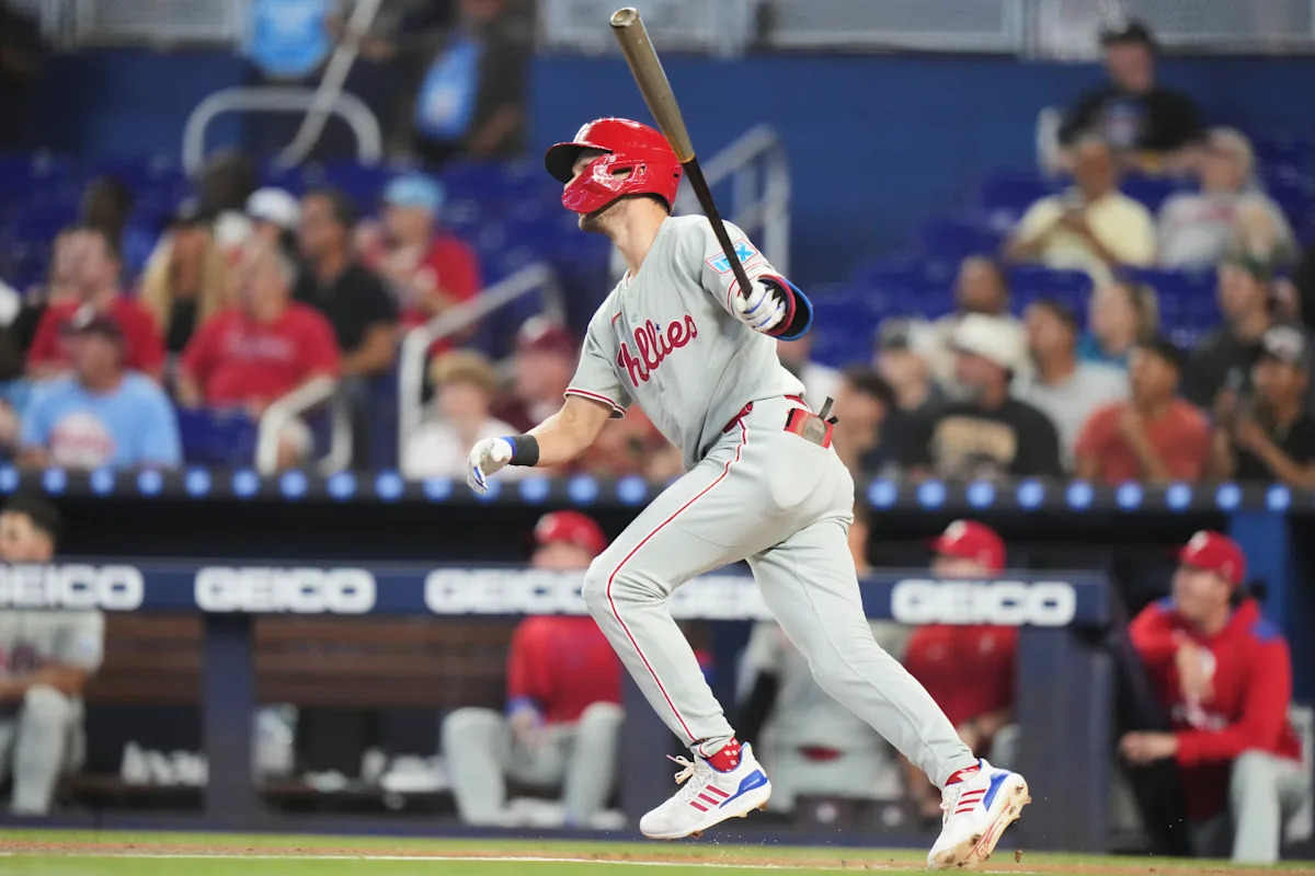 Trea Turner hits leadoff homer to help Phillies to a 5-2 win over the Marlins