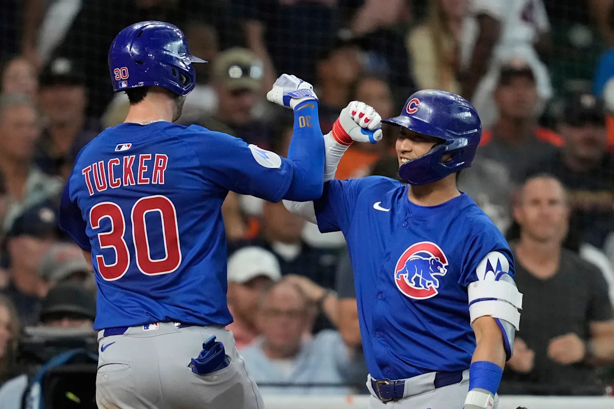 Tucker enjoys huge game against former team as Cubs hammer Astros