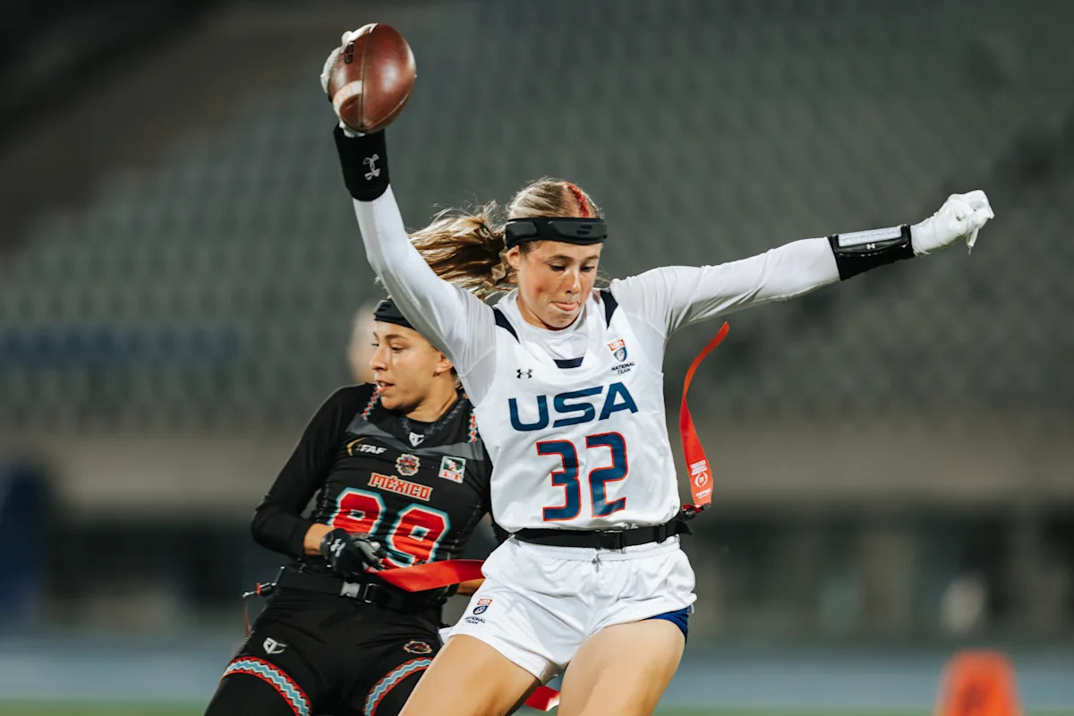 US flag football star Ashlea Klam and Houston Texans push for recognition of sport for Texas girls