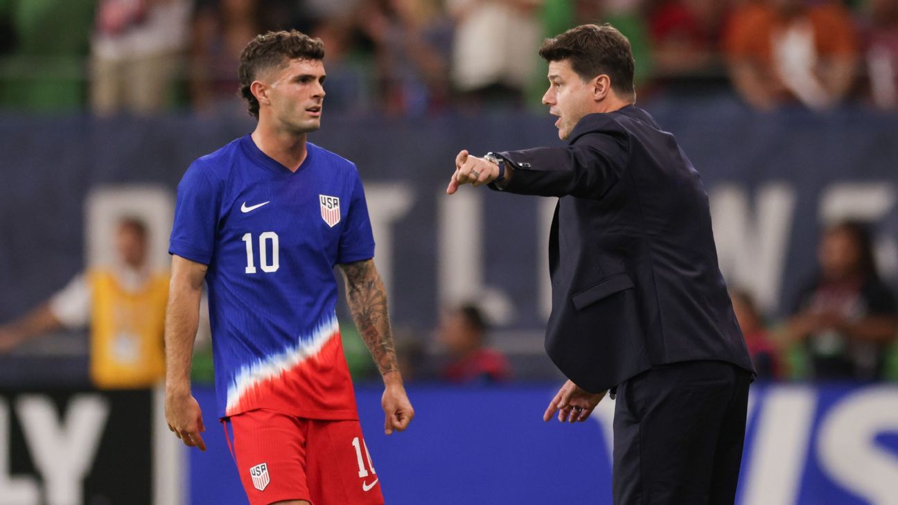 USMNT’s Pochettino: Pulisic can’t dictate which games he plays