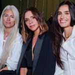 Sarah Harris, Victoria Beckham and Isabela Grutman