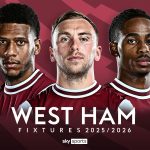 West Ham fixtures 2025/26