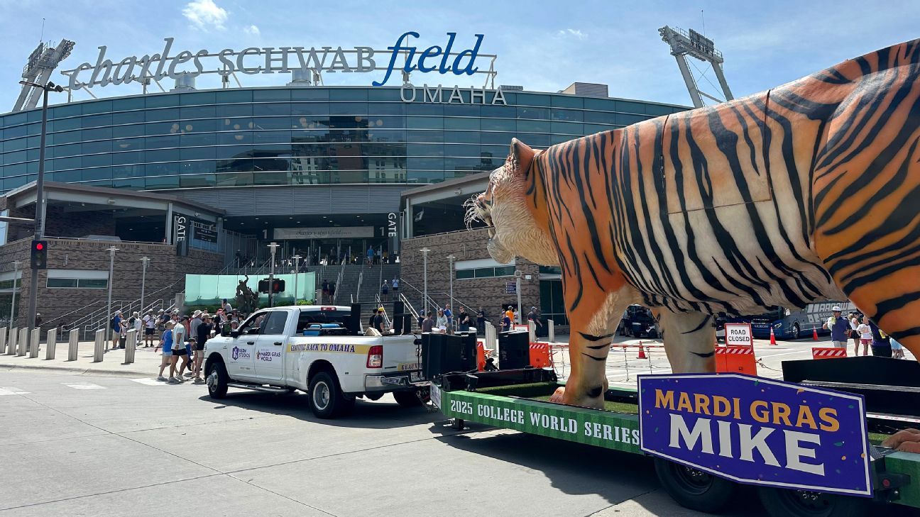Why one LSU fan brought a 30-foot Tiger float to the MCWS