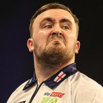Luke Littler during England's defeat to Germany at the World Cup of Darts (Pic: Jenny Segers, PDC Europe)