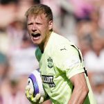 Aaron Ramsdale during the 0-0 draw with Man City
