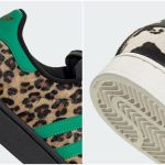 Adidas Superstar animal print sneakers