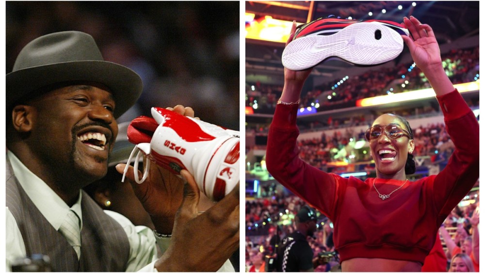 A’ja Wilson Channels Iconic Shaq Shoe Cam Moment at WNBA All-Star 2025