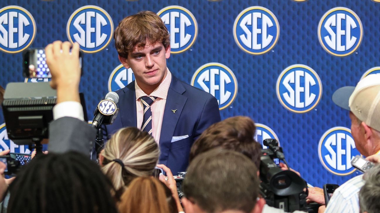 Arch Manning ready for first season as Texas’ starter