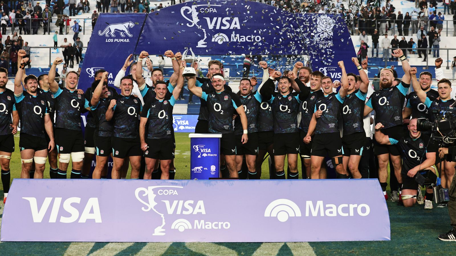 Argentina 17-22 England: Jack van Poortvliet late try clinches series win | Rugby Union News