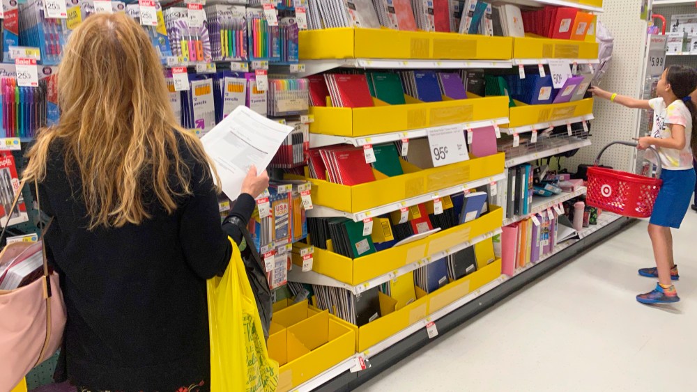 Back to School Shopping Starts Earlier as Consumers Worry Over Prices