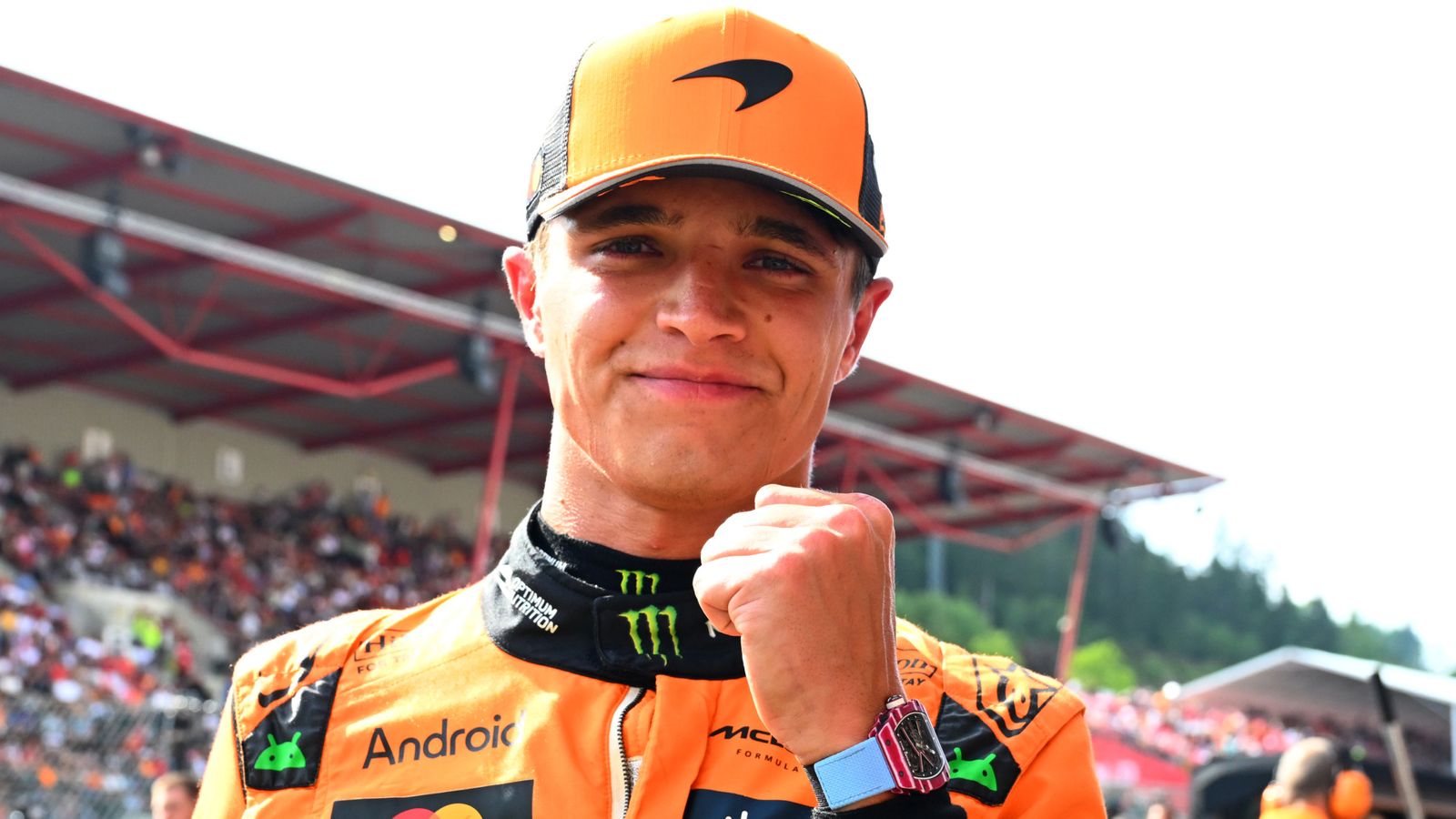 Belgian GP: Lando Norris beats Oscar Piastri to pole position at Spa-Francorchamps as Lewis Hamilton suffers Q1 elimination | F1 News