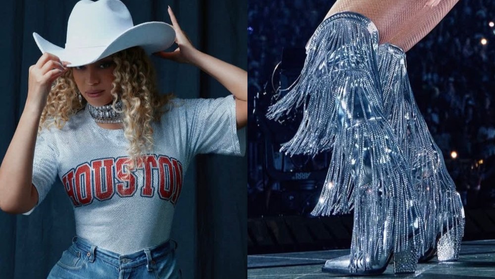 Beyoncé’s Mirrored Boots Shine at ‘Cowboy Carter Tour’ Houston Stop