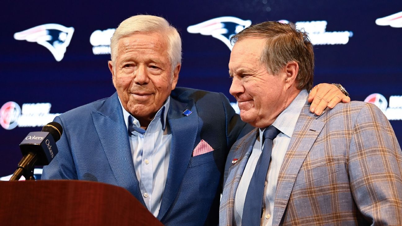 Bill Belichick says he took ‘big risk’ taking Patriots job