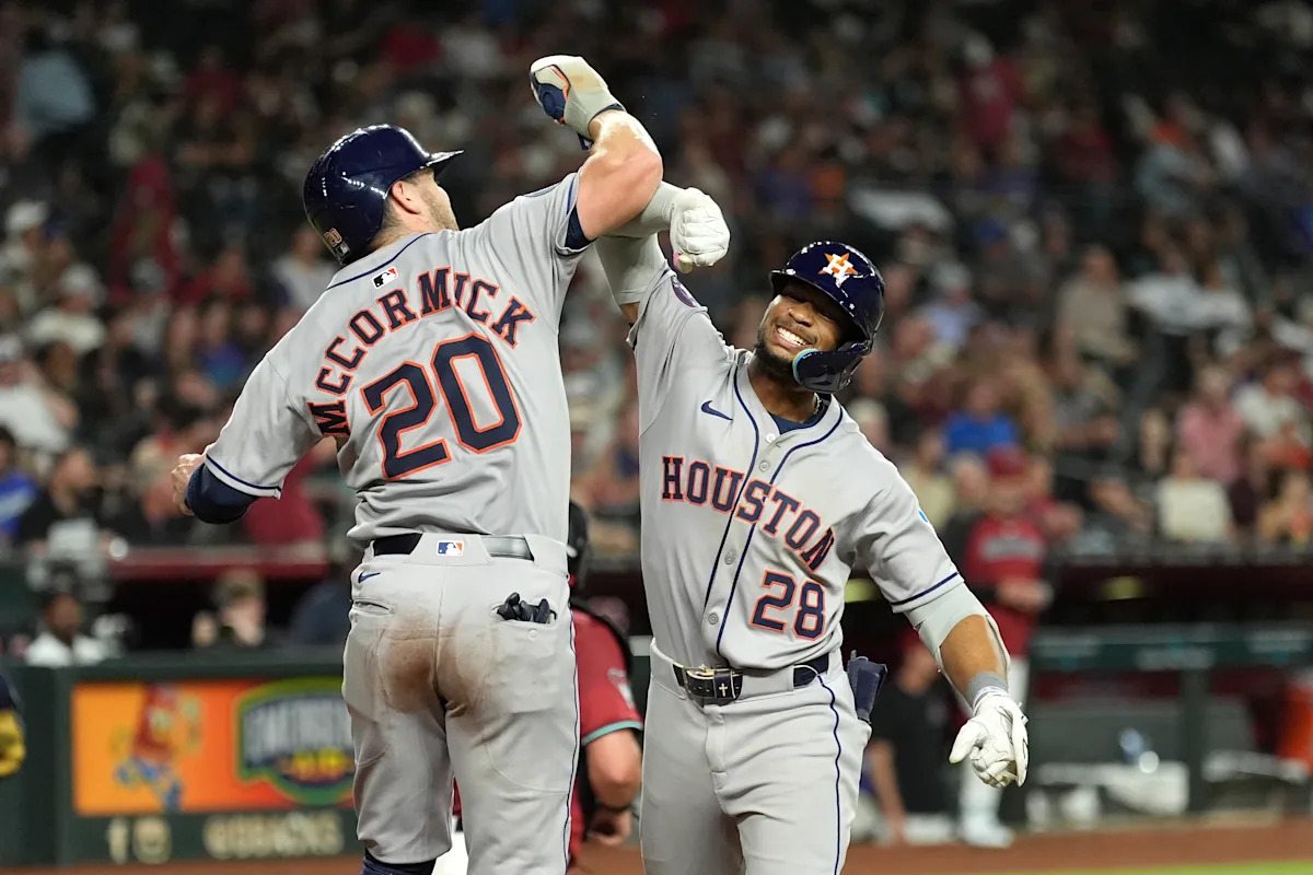 Brice Matthews hits first 2 big-league homers, leads Astros past the D-backs 6-3