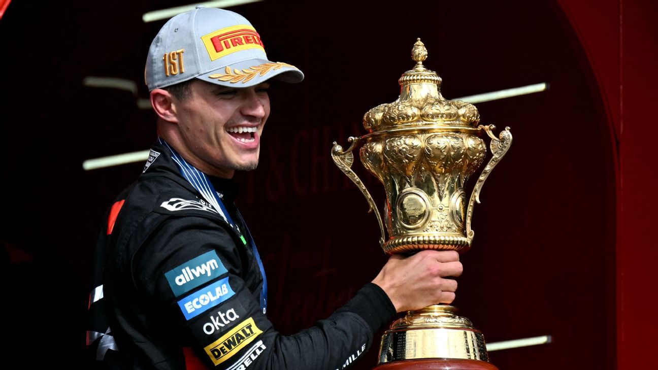 British GP: Lando Norris beats Oscar Piastri; Nico Hulkenberg takes first podium